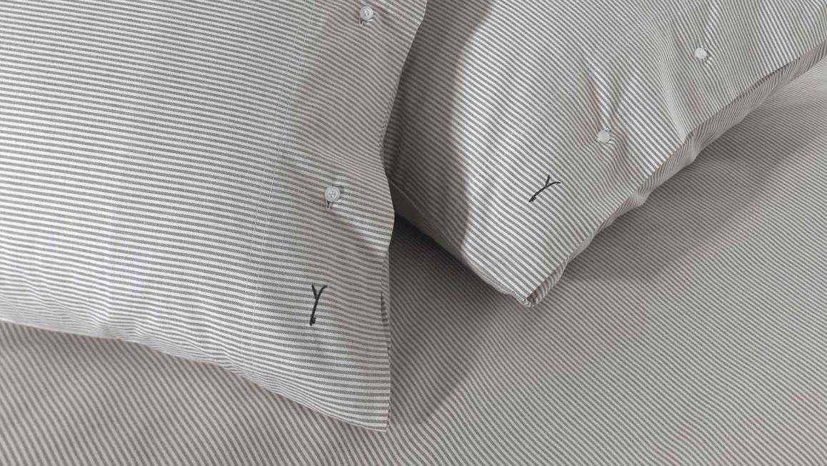 Yellow Oxford housse de couette