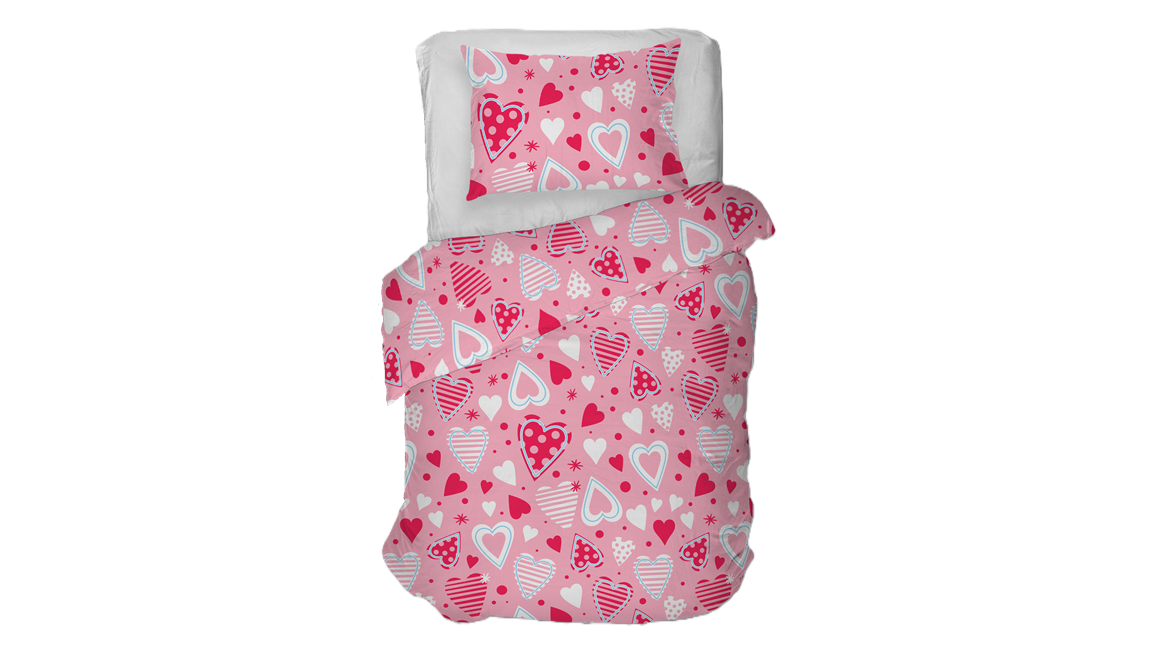 Snoozing Cœurs housse de couette