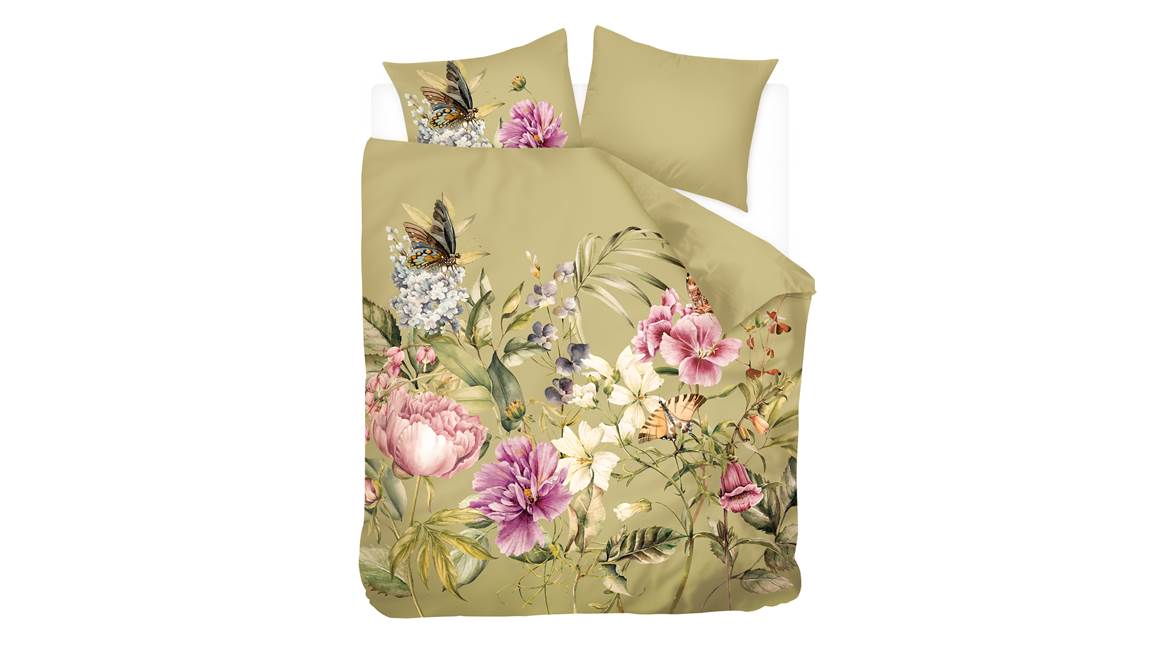 Snoozing Verdure Fleurie housse de couette