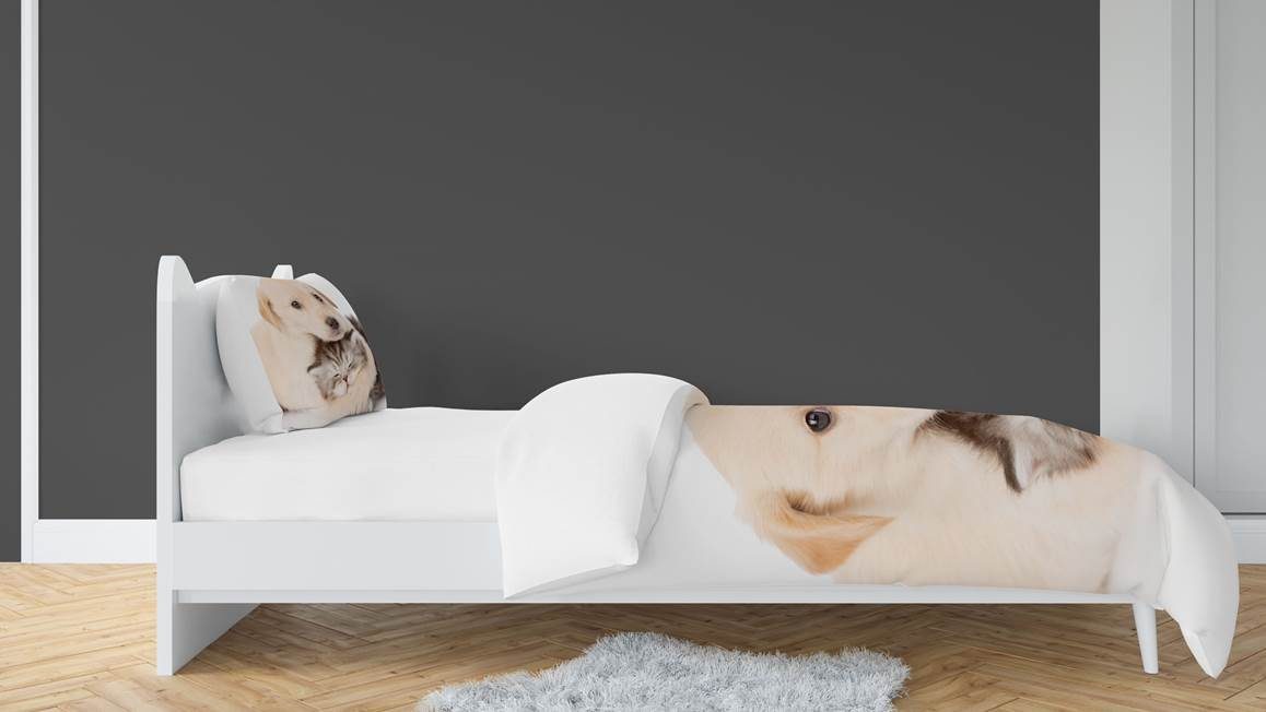 Snoozing Baloe housse de couette en flanelle