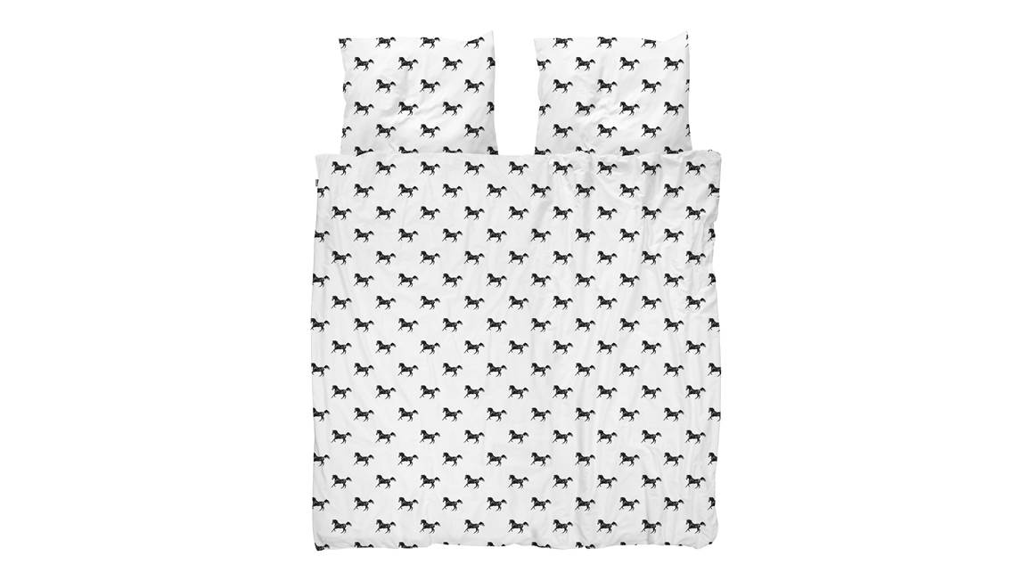 SNURK Black Horses housse de couette
