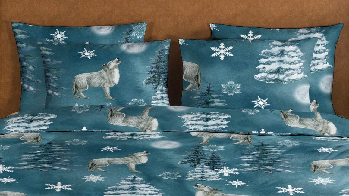 Good Morning Minuit housse de couette en flanelle