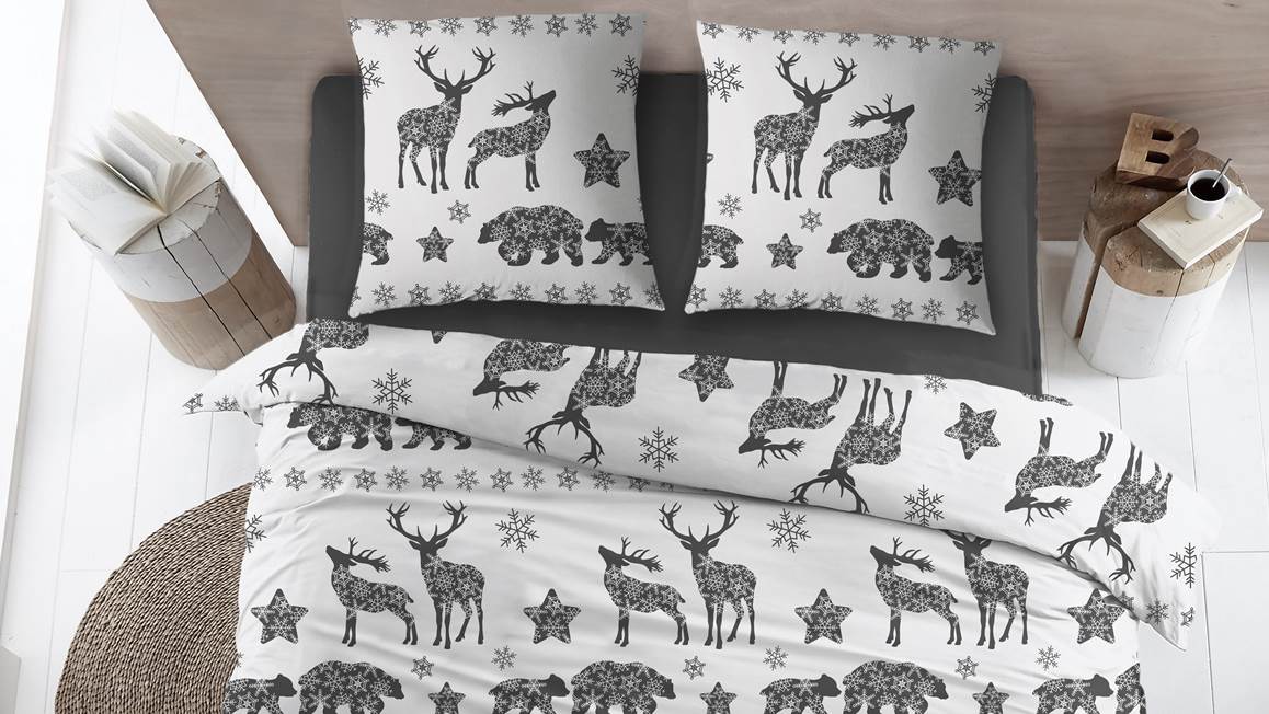 Snoozing Destina housse de couette en flanelle