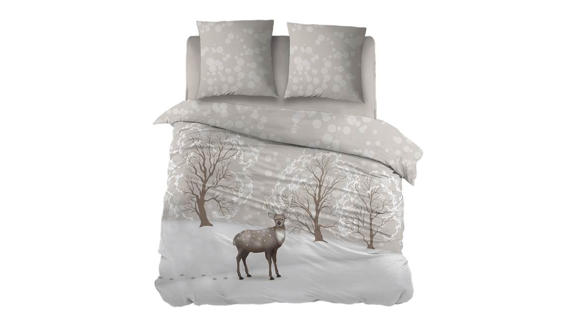 Snoozing Dora housse de couette en flanelle