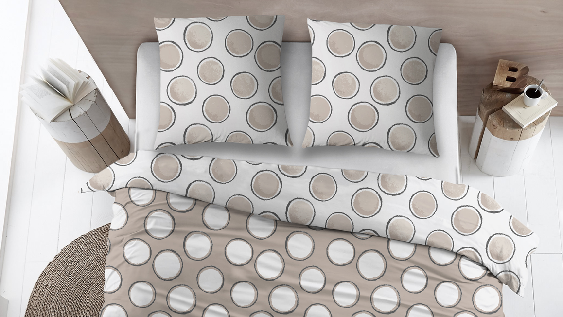Snoozing Doris housse de couette en flanelle