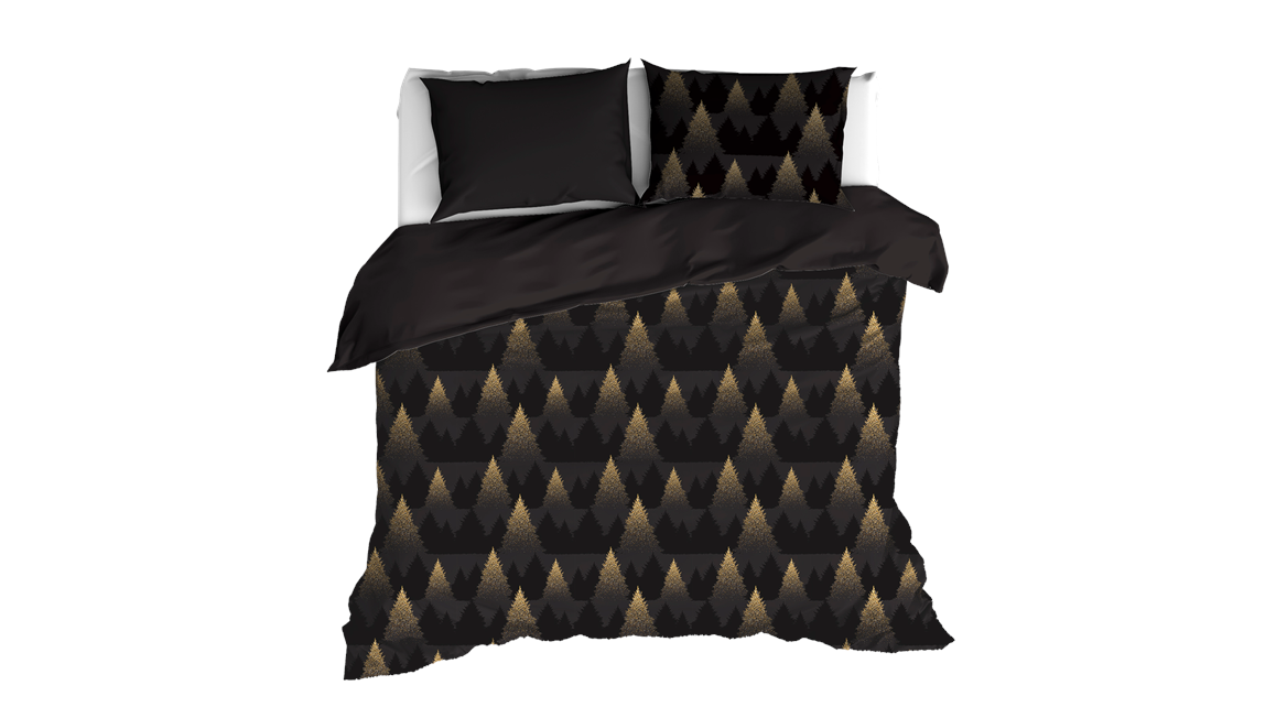 De Witte Lietaer Eve housse de couette en flanelle ocre