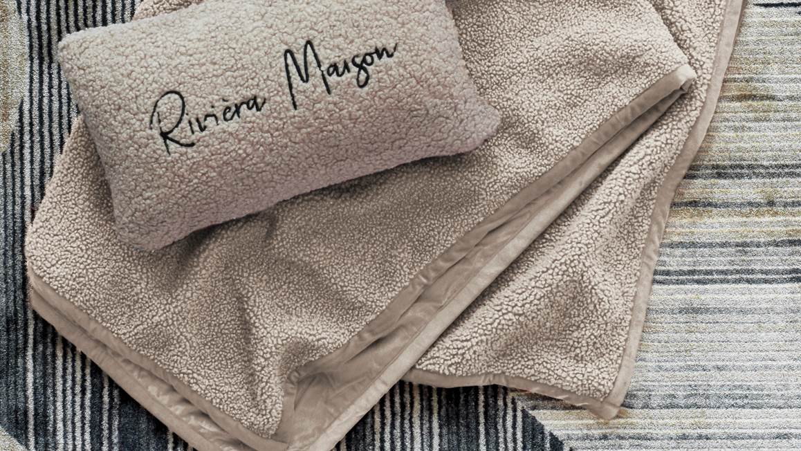 Rivièra Maison Teddy plaid 