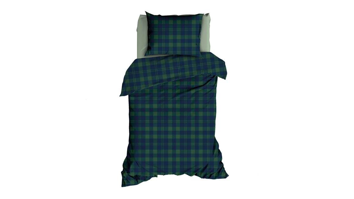 Romanette Bûcheron housse de couette en flanelle