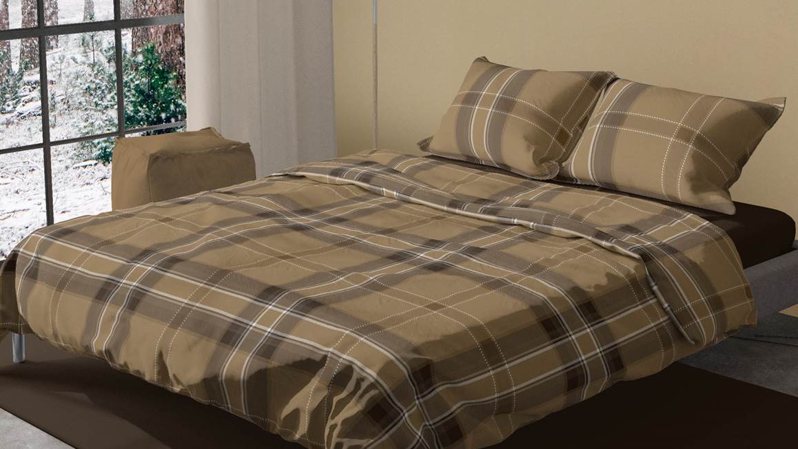 Romanette Colpasso housse de couette en flanelle