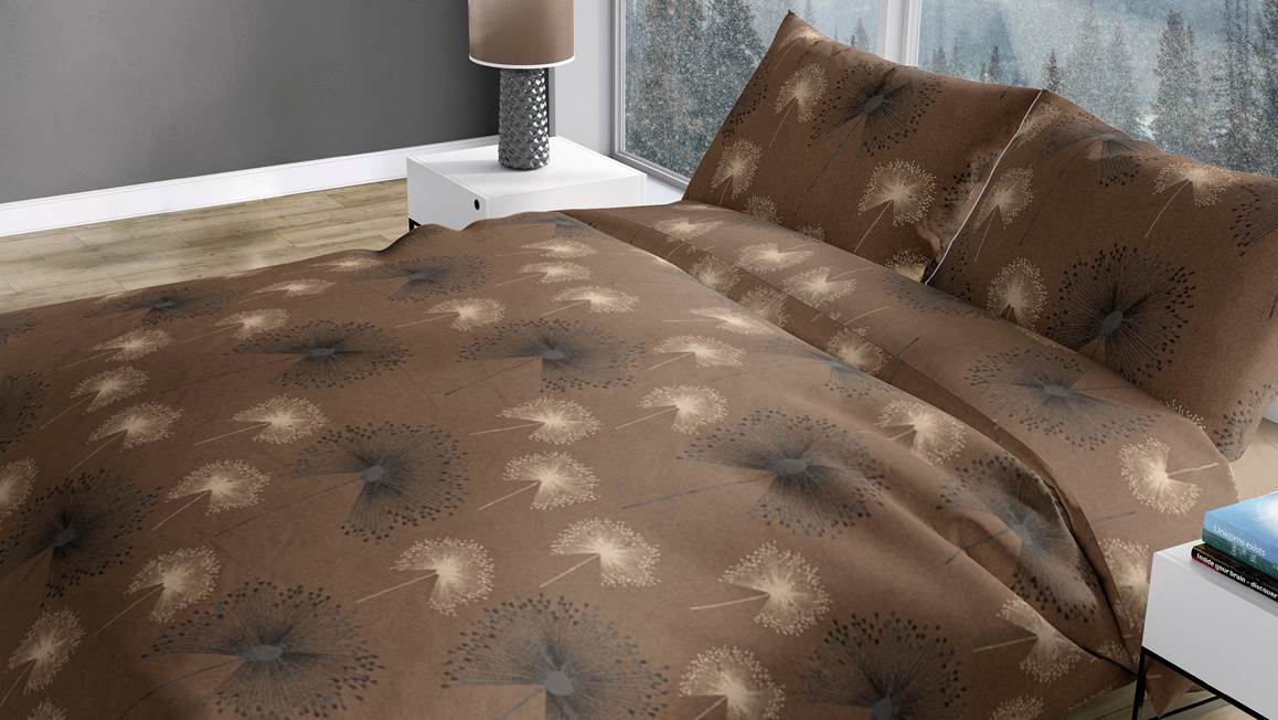 Romanette Tramonti housse de couette en flanelle