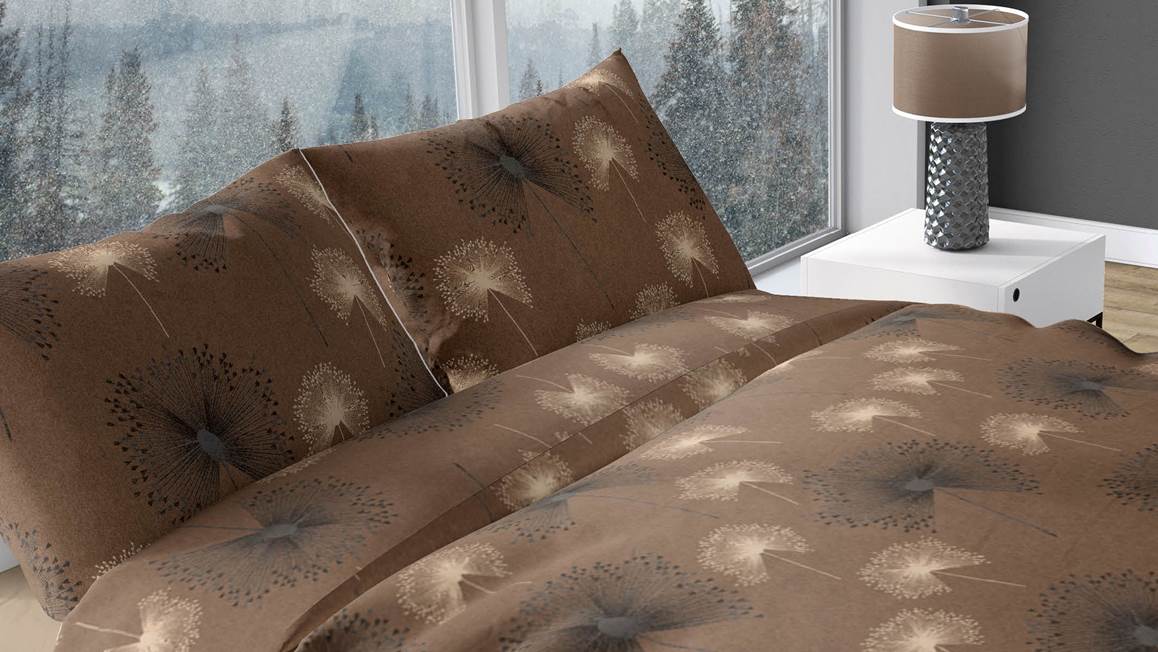Romanette Tramonti housse de couette en flanelle