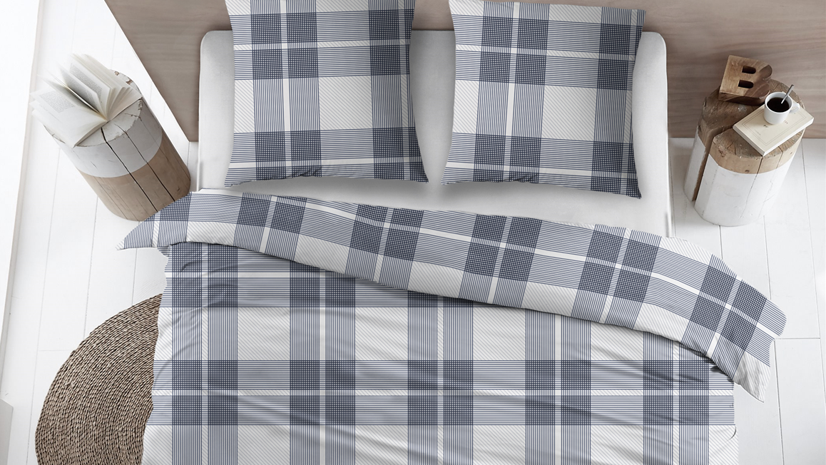 Snoozing Elody housse de couette en flanelle