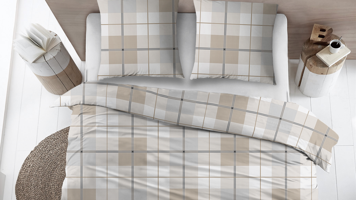 Snoozing Eveline housse de couette en flanelle