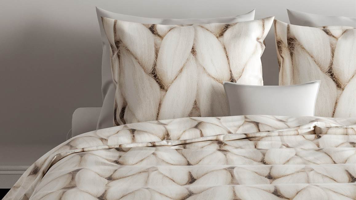 Zohome Ayah housse de couette en flanelle
