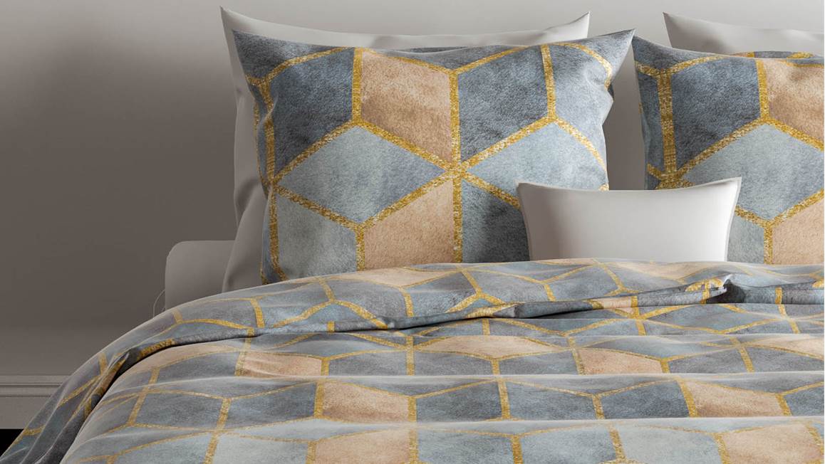 Zohome Makalo housse de couette en flanelle