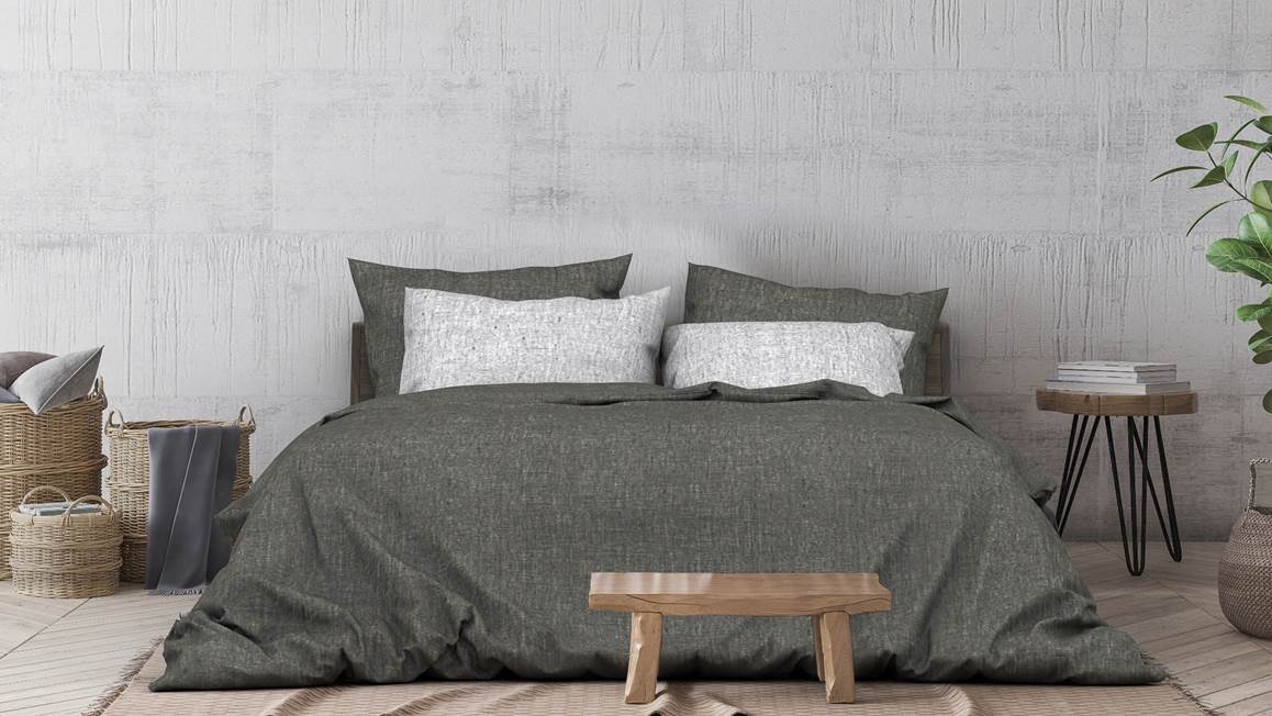 Heckettlane Franela housse de couette en flanelle