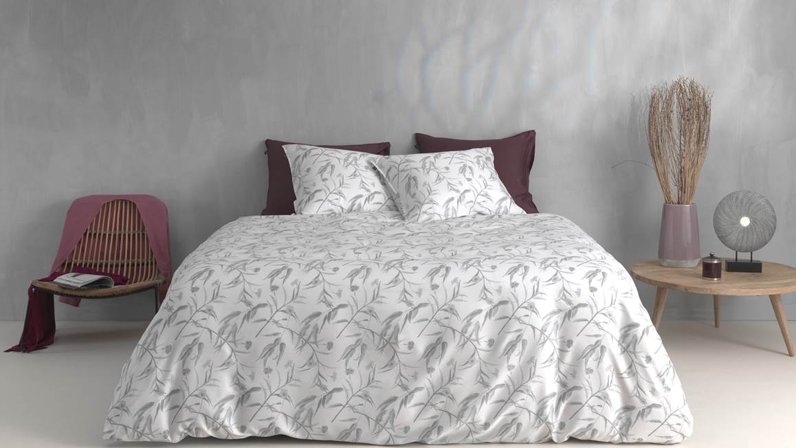 Zohome Fiori di Satinado housse de couette