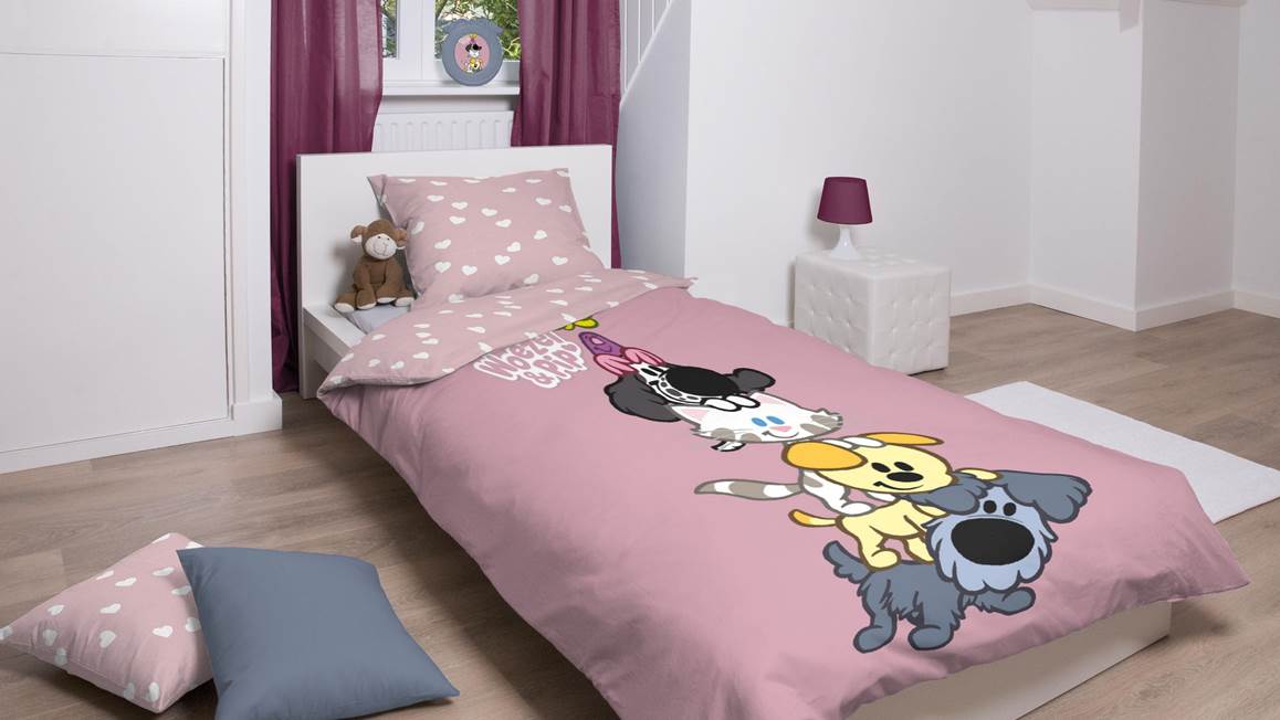 Woezel & Pip Pyramide d’Amis housse de couette 