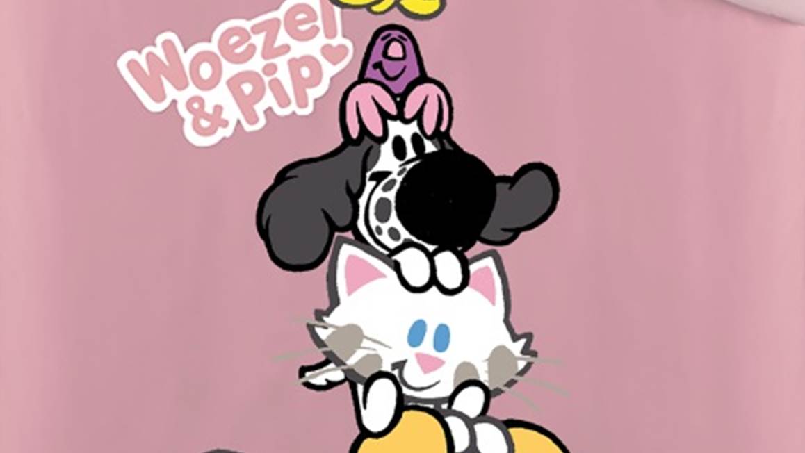 Woezel & Pip Pyramide d’Amis housse de couette 