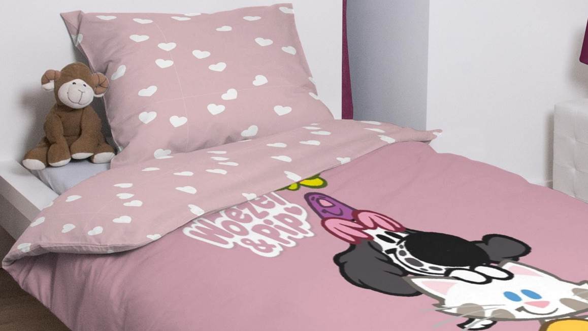 Woezel & Pip Pyramide d’Amis housse de couette 