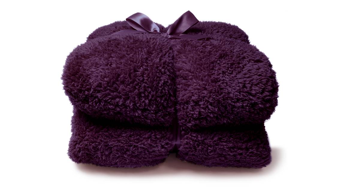 Unique Living Teddy plaid polaire