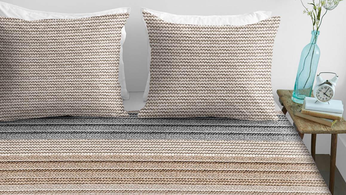 Ambiante Maille Cosy housse de couette en flanelle