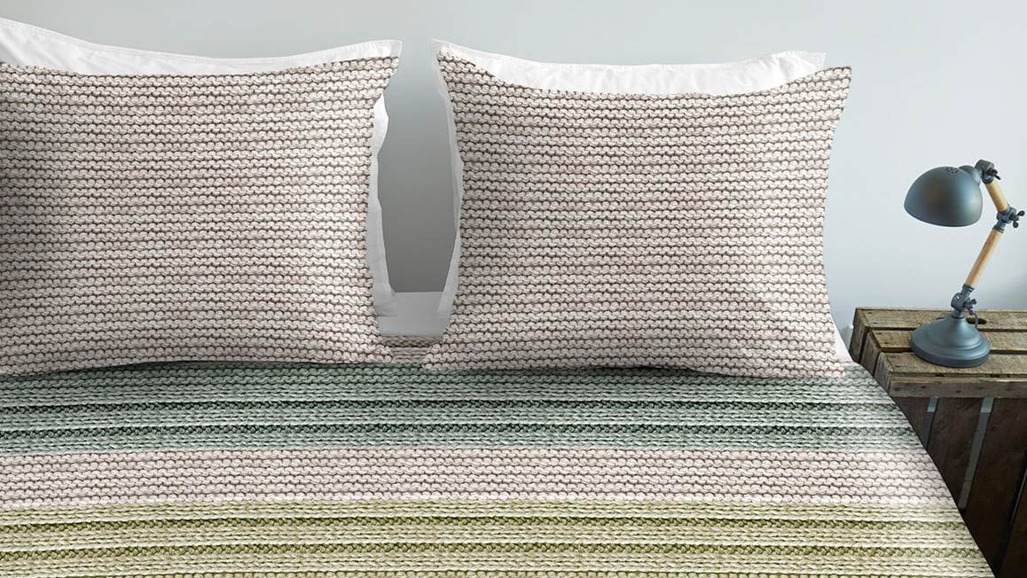 Ambiante Maille Cosy housse de couette en flanelle