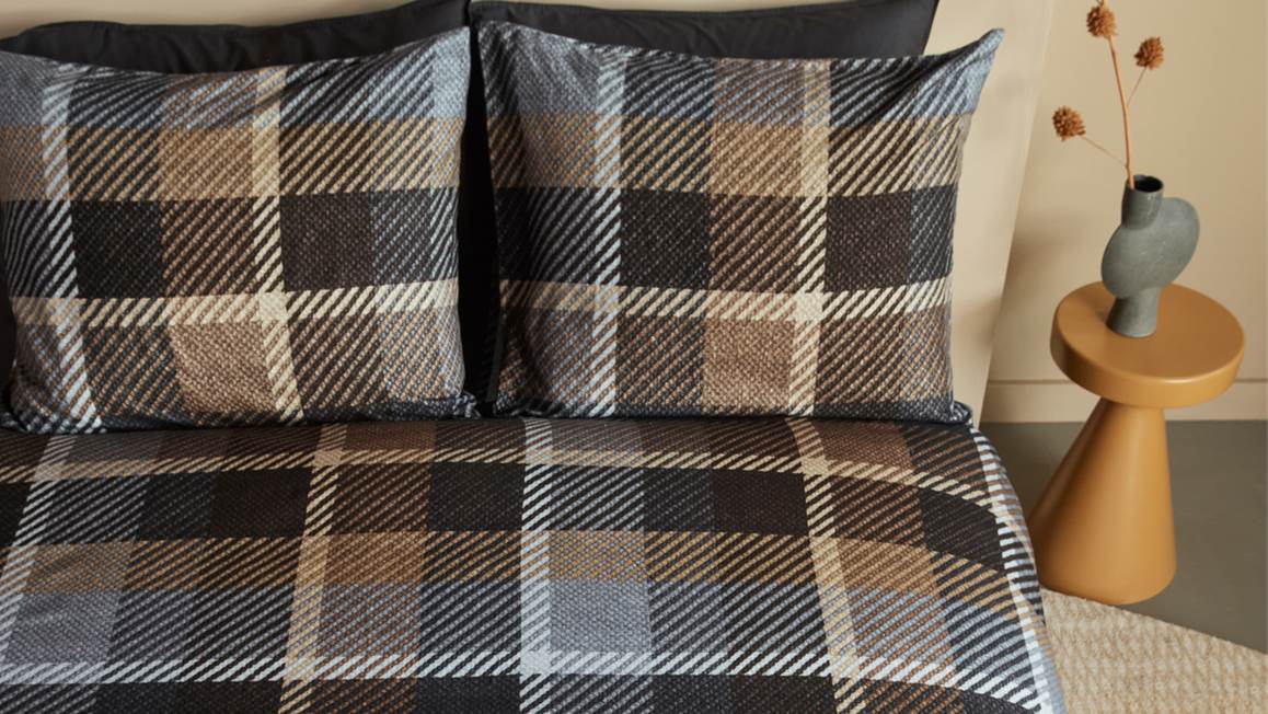 Beddinghouse Brett housse de couette en flanelle