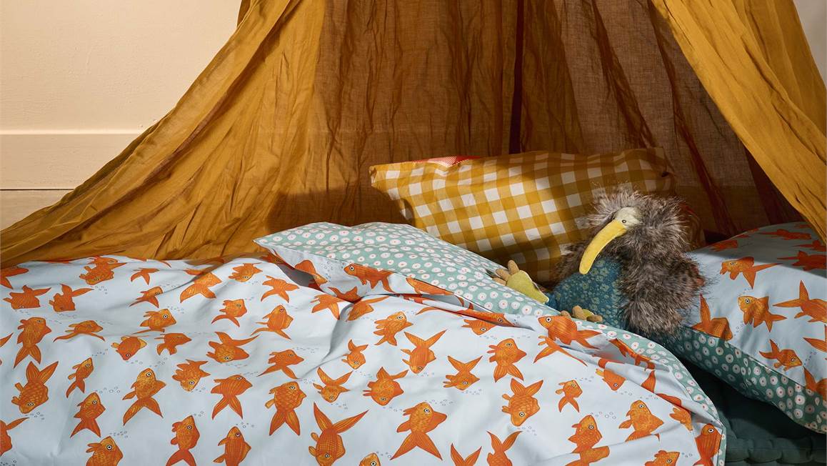 Essenza Poissons Rouges housse de couette