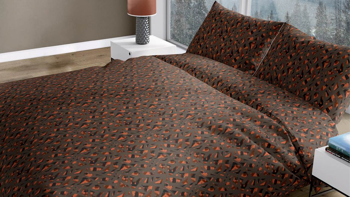 Romanette Glockner housse de couette en flanelle