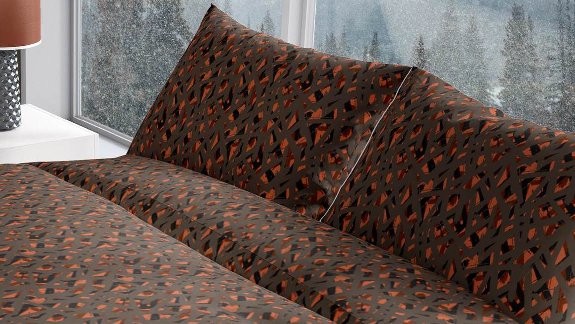 Romanette Glockner housse de couette en flanelle