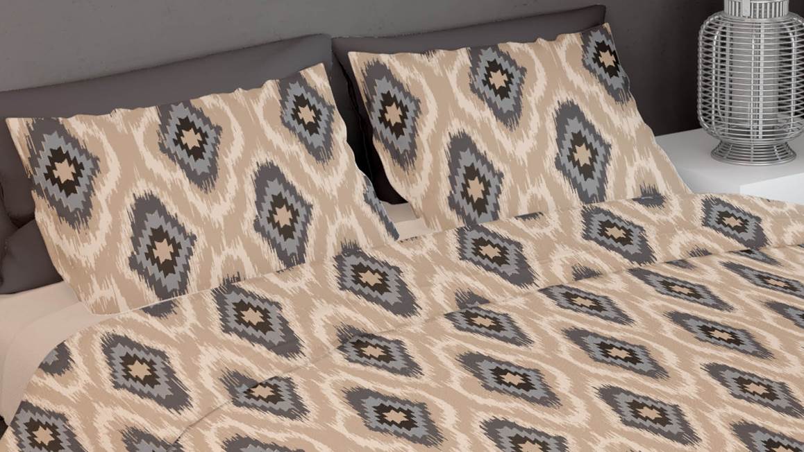 Romanette Ottoman housse de couette en flanelle