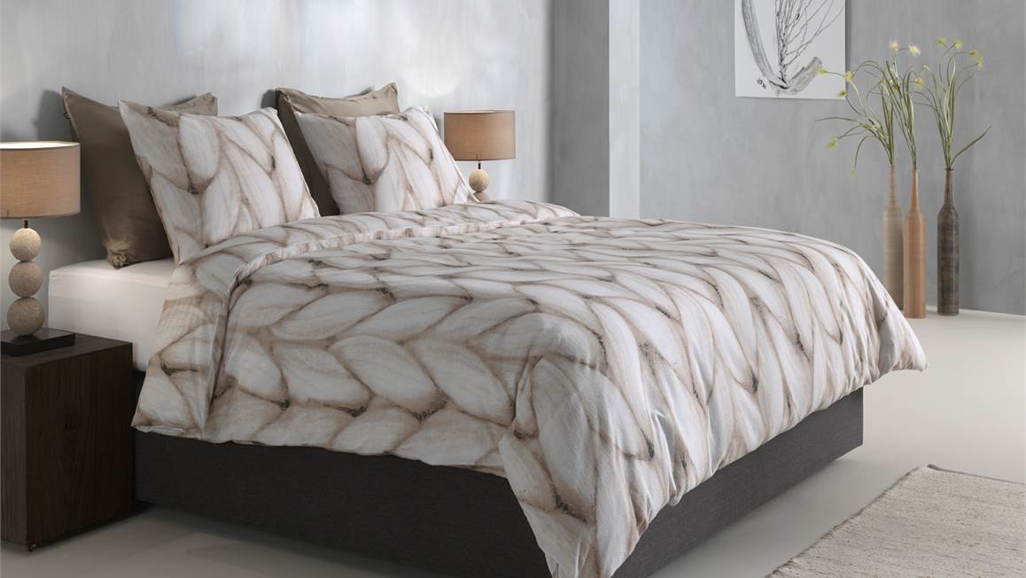 Zohome Merino housse de couette en flanelle