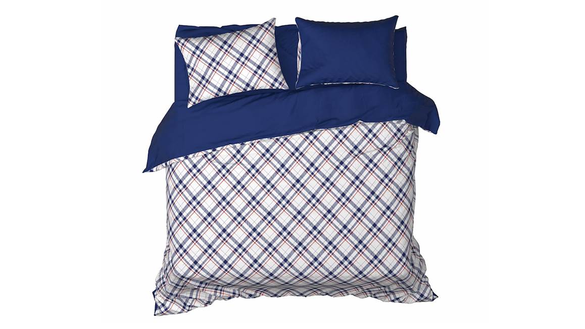 De Witte Lietaer Tartan housse de couette en flanelle