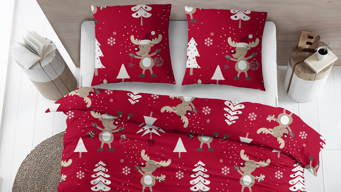 Snoozing Felicia housse de couette en flanelle