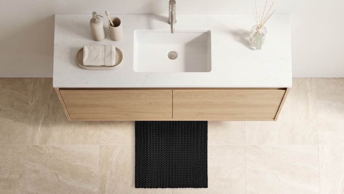 Heckettlane Vellutato tapis de bain