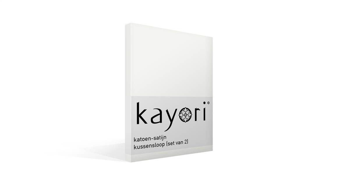 Kayori Edo taies d'oreiller satin (lot de 2)