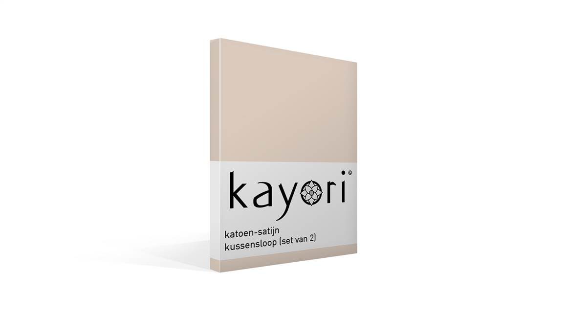 Kayori Edo taies d'oreiller satin (lot de 2)