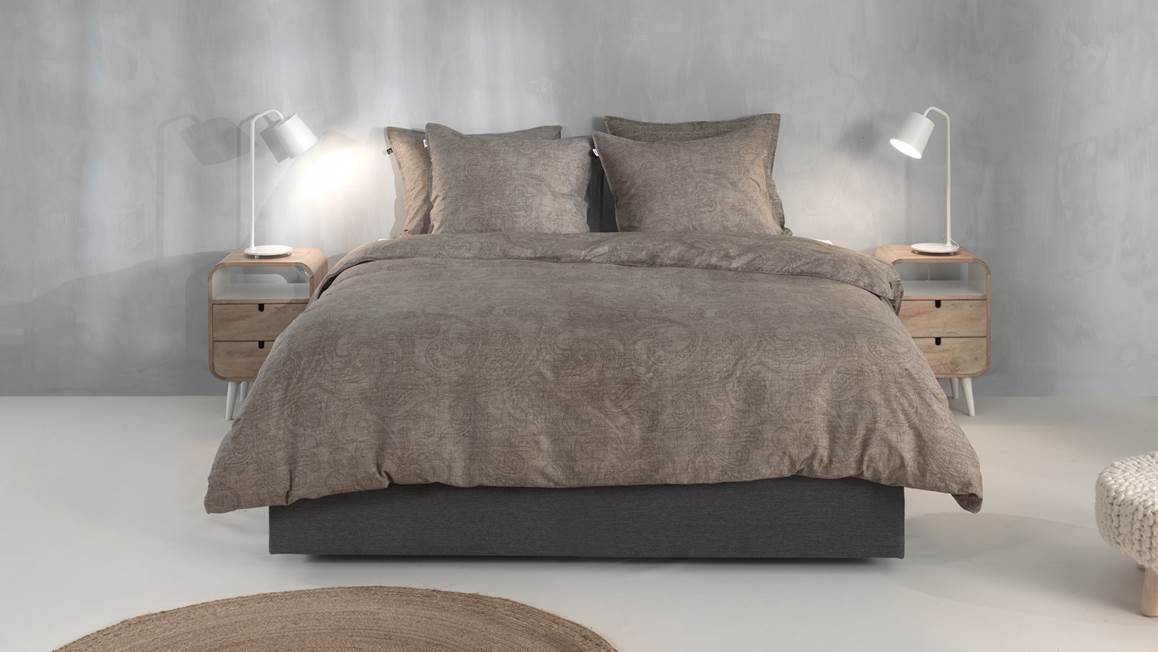 Zohome Paisley di Lino housse de couette