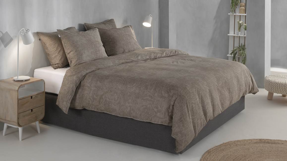 Zohome Paisley di Lino housse de couette