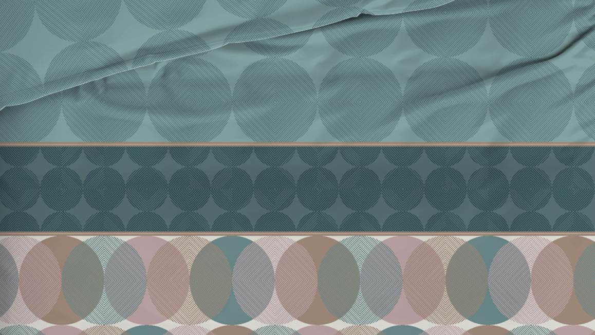 Satin d’Or Cercles housse de couette