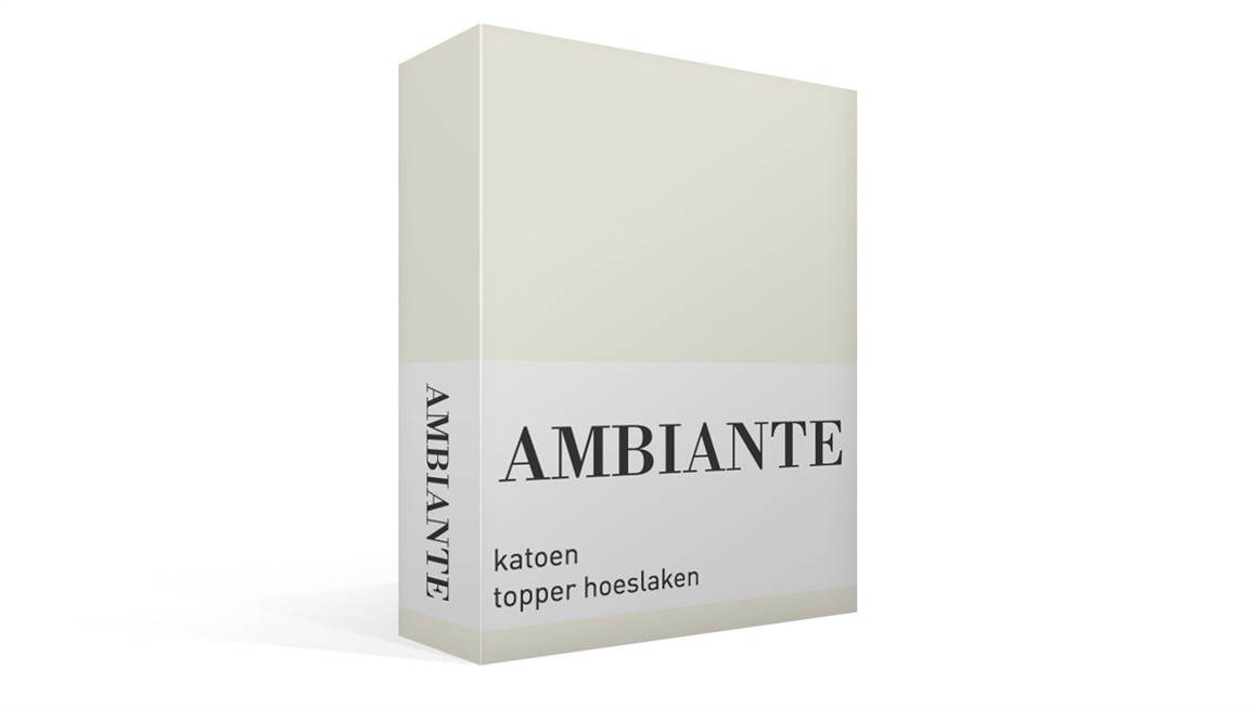 Ambiante Cotton Uni drap-housse surmatelas coton 57 fils