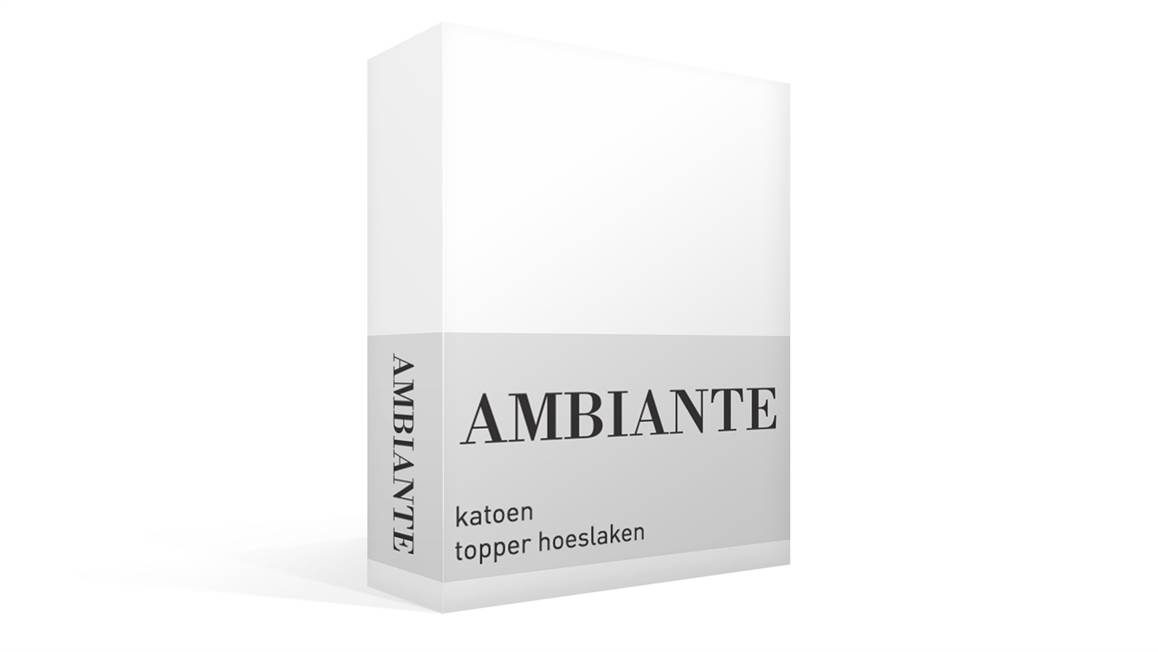 Ambiante Cotton Uni drap-housse surmatelas coton 57 fils