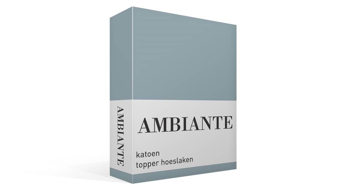 Ambiante Cotton Uni drap-housse surmatelas coton 57 fils