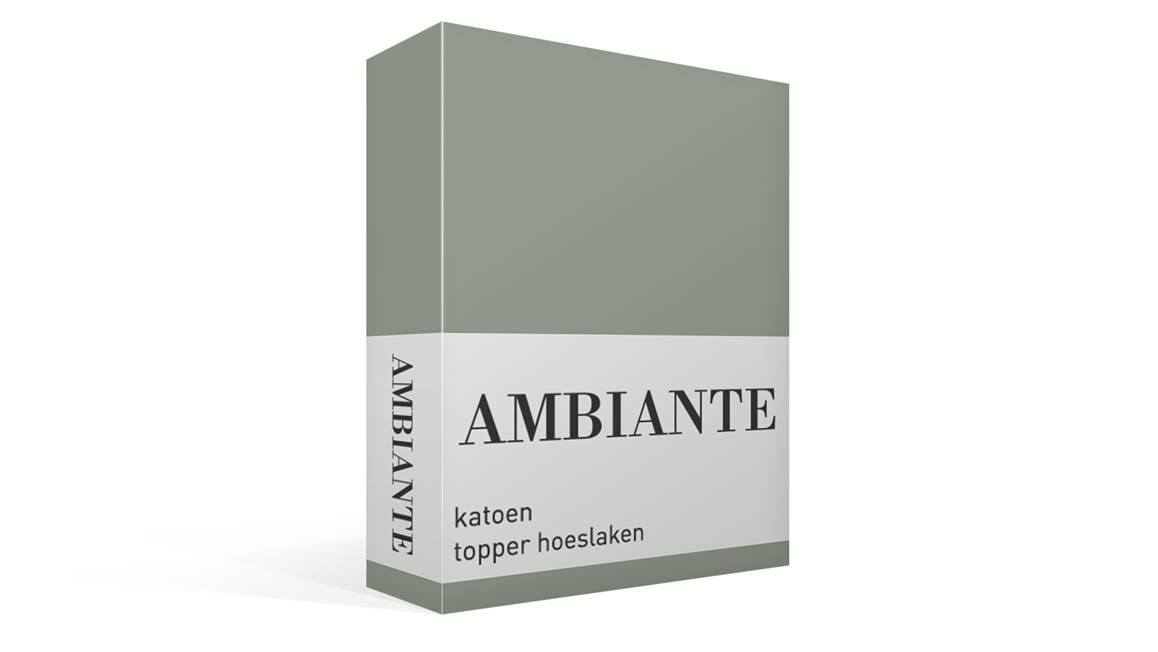 Ambiante Cotton Uni drap-housse surmatelas coton 57 fils