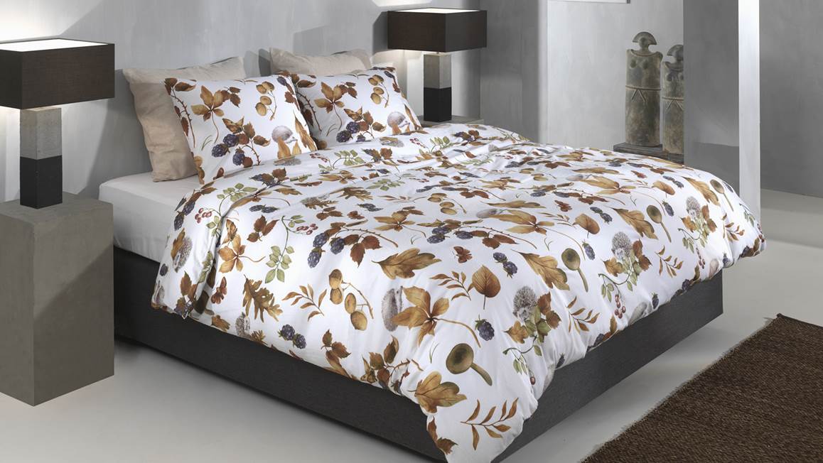Zohome Castagno housse de couette en flanelle