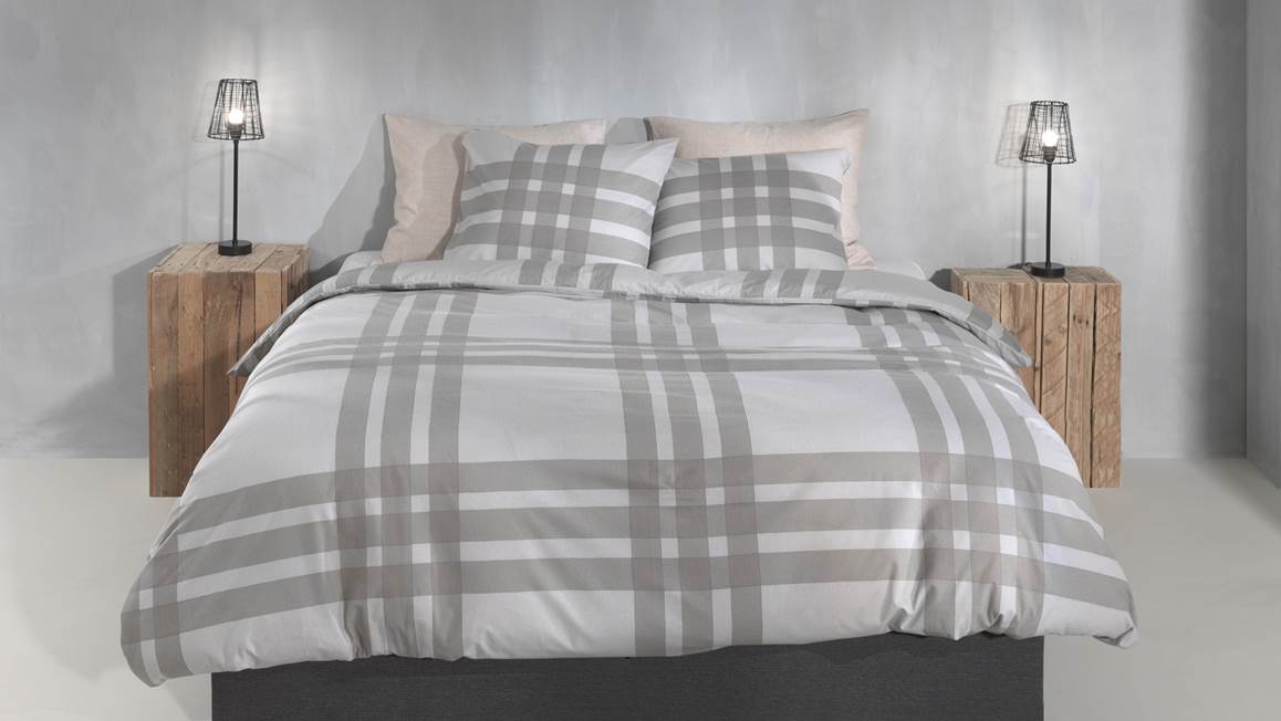 Zohome Rombi housse de couette en flanelle