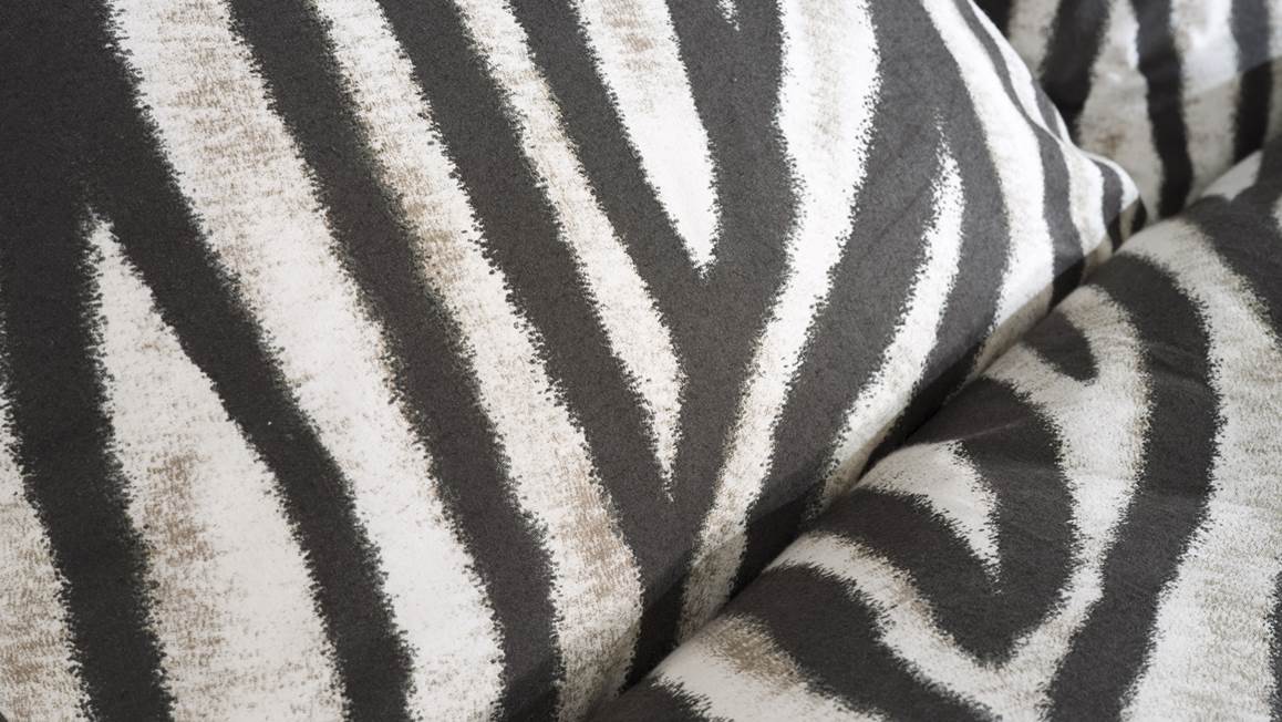 Zohome Zebrato housse de couette en flanelle