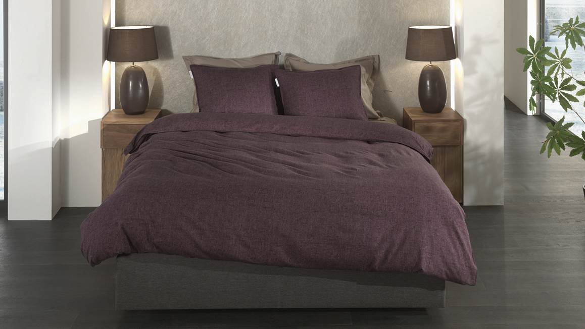 Heckettlane Franela housse de couette en flanelle