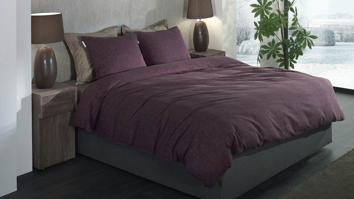 Heckettlane Franela housse de couette en flanelle